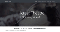 Desktop Screenshot of hillcresttheatre.com