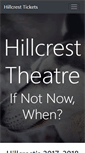 Mobile Screenshot of hillcresttheatre.com